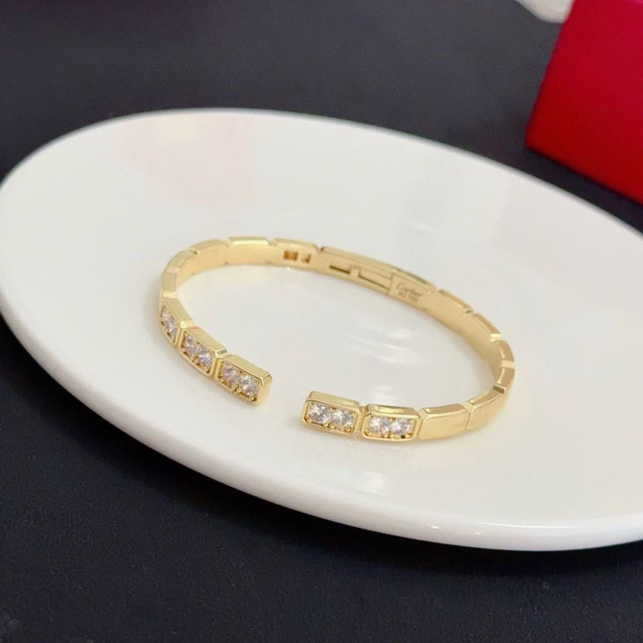 [Demi jewelry]LOVE DIAMOND OPEN  BRACELET