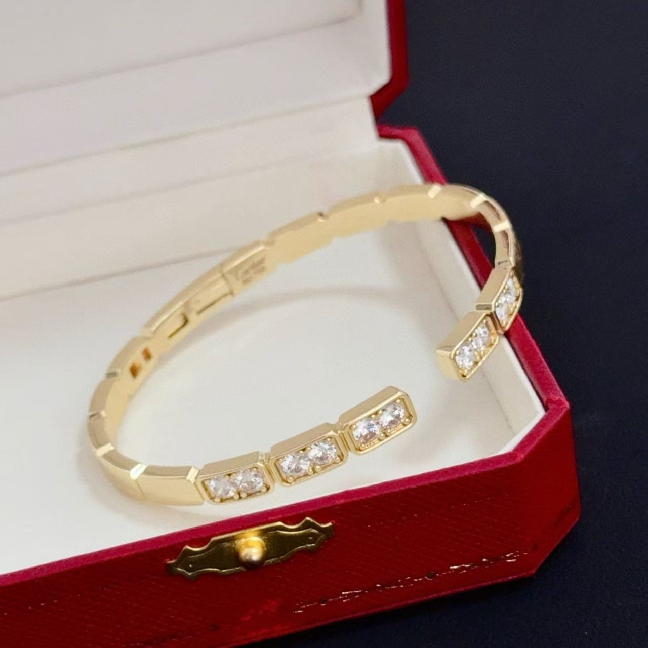 [Demi jewelry]LOVE DIAMOND OPEN  BRACELET