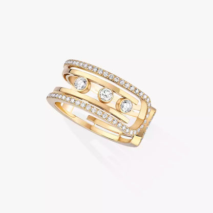 [Mystic ]Move 10th Diamond Ring in Gold