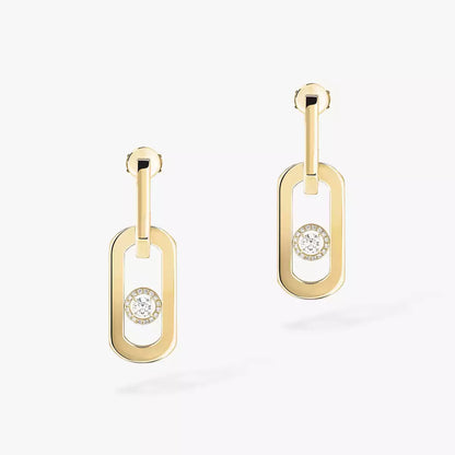 [Mystic ] So Move XL Diamond Hoop Earring