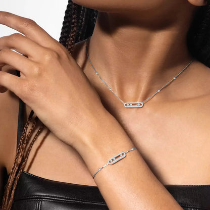 [Mystic ]Pavé Baby Move Diamond Bracelet