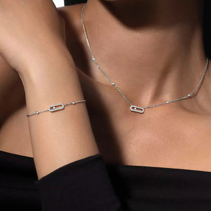 [Mystic ]Diamond Necklace Move Uno
