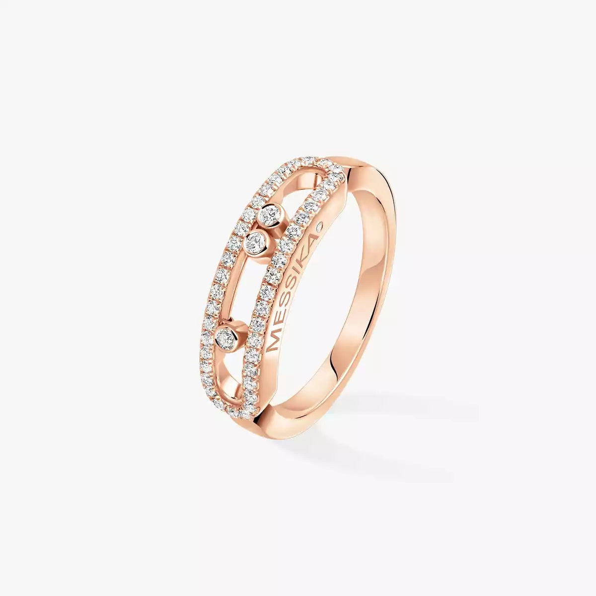 [Mystic ] Baby Move Gold Diamond Pave_ Ring