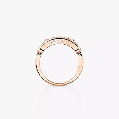 [Mystic ] Baby Move Gold Diamond Pave_ Ring