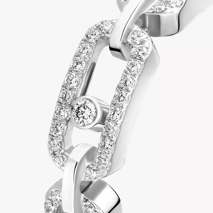 [Mystic ]Move Link Pave_-Set Diamond Ring in Gold