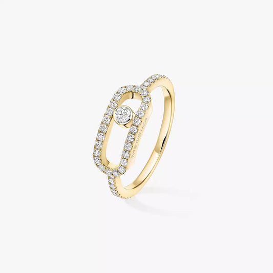 [Mystic ]Move Uno Diamond Ring in Gold