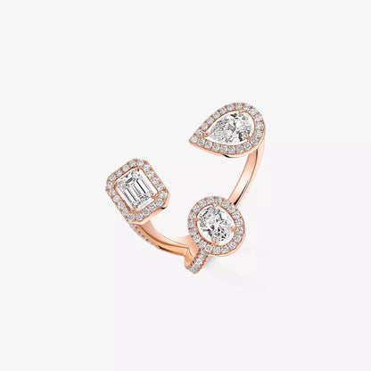 [[Mystic ] Diamond Ring 0,25ct My Twin Trilogy