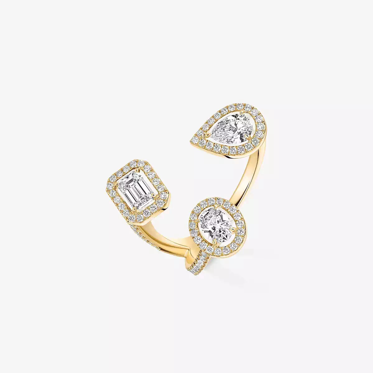 [[Mystic ] Diamond Ring 0,25ct My Twin Trilogy