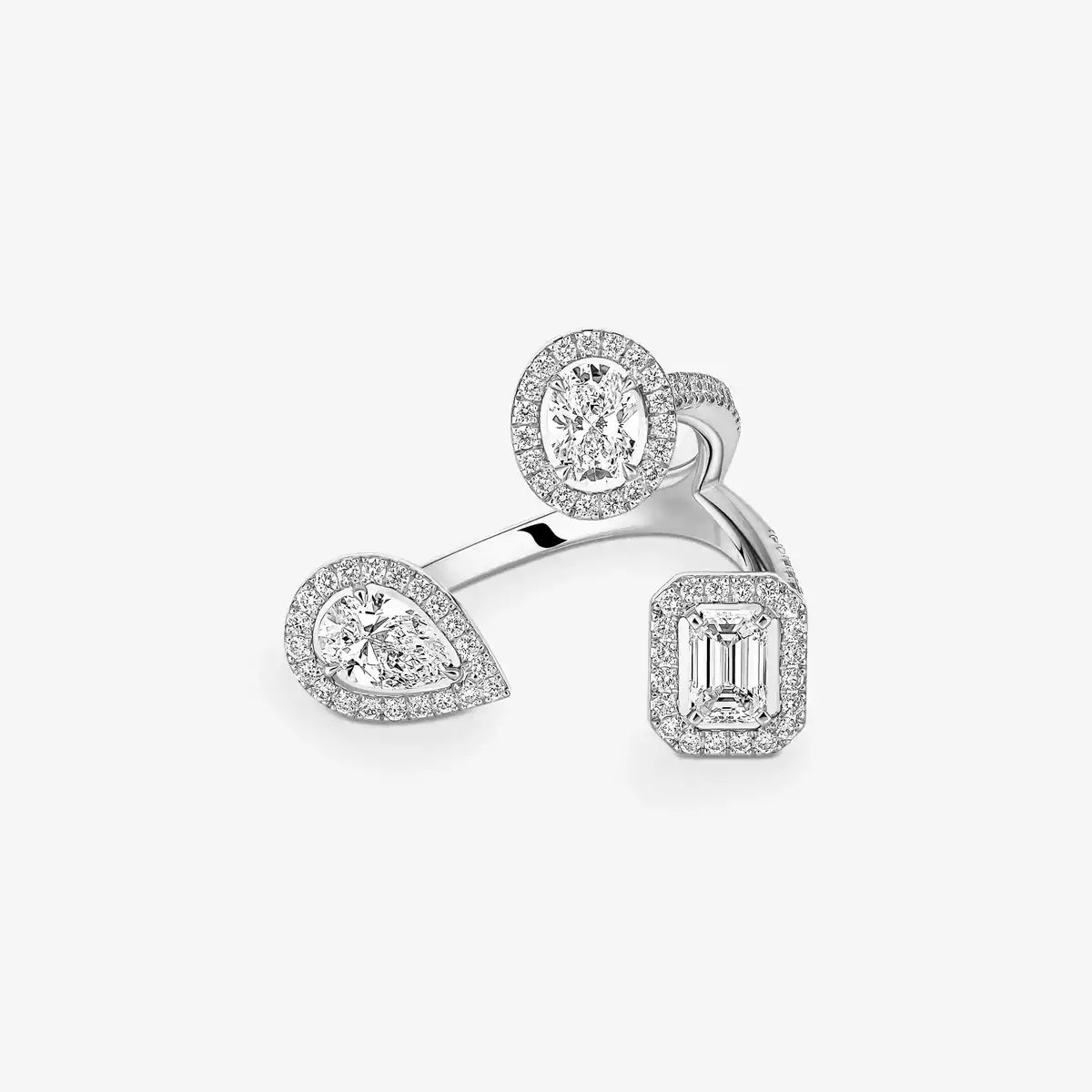 [[Mystic ] Diamond Ring 0,25ct My Twin Trilogy