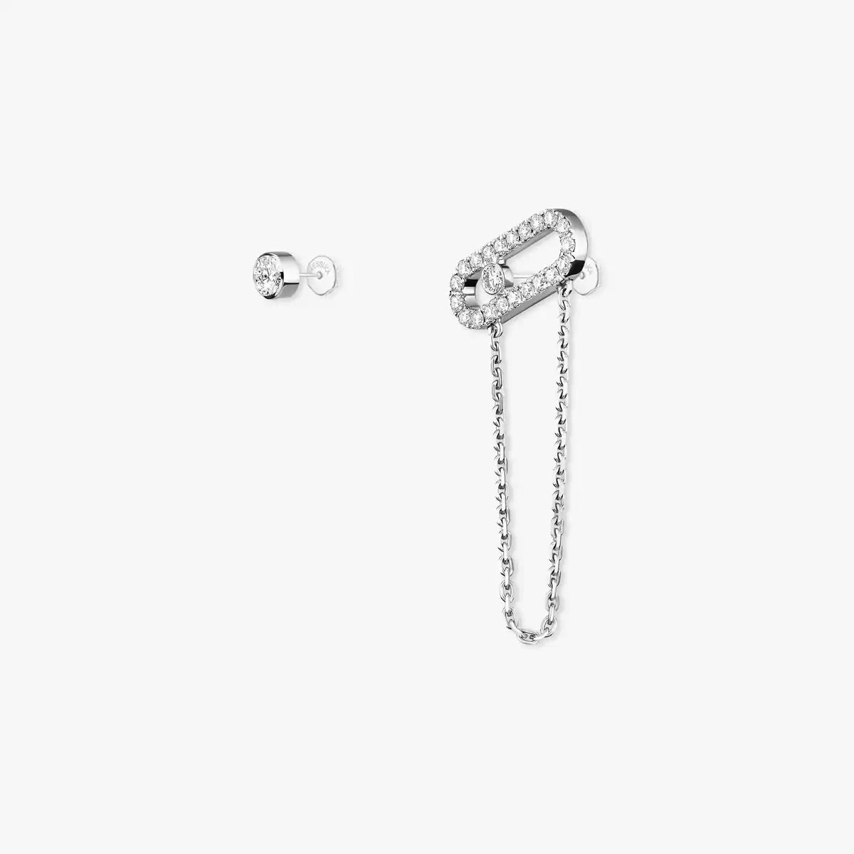 [Mystic ]Move Uno Diamond Earrings