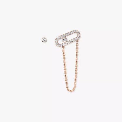 [Mystic ]Move Uno Diamond Earrings