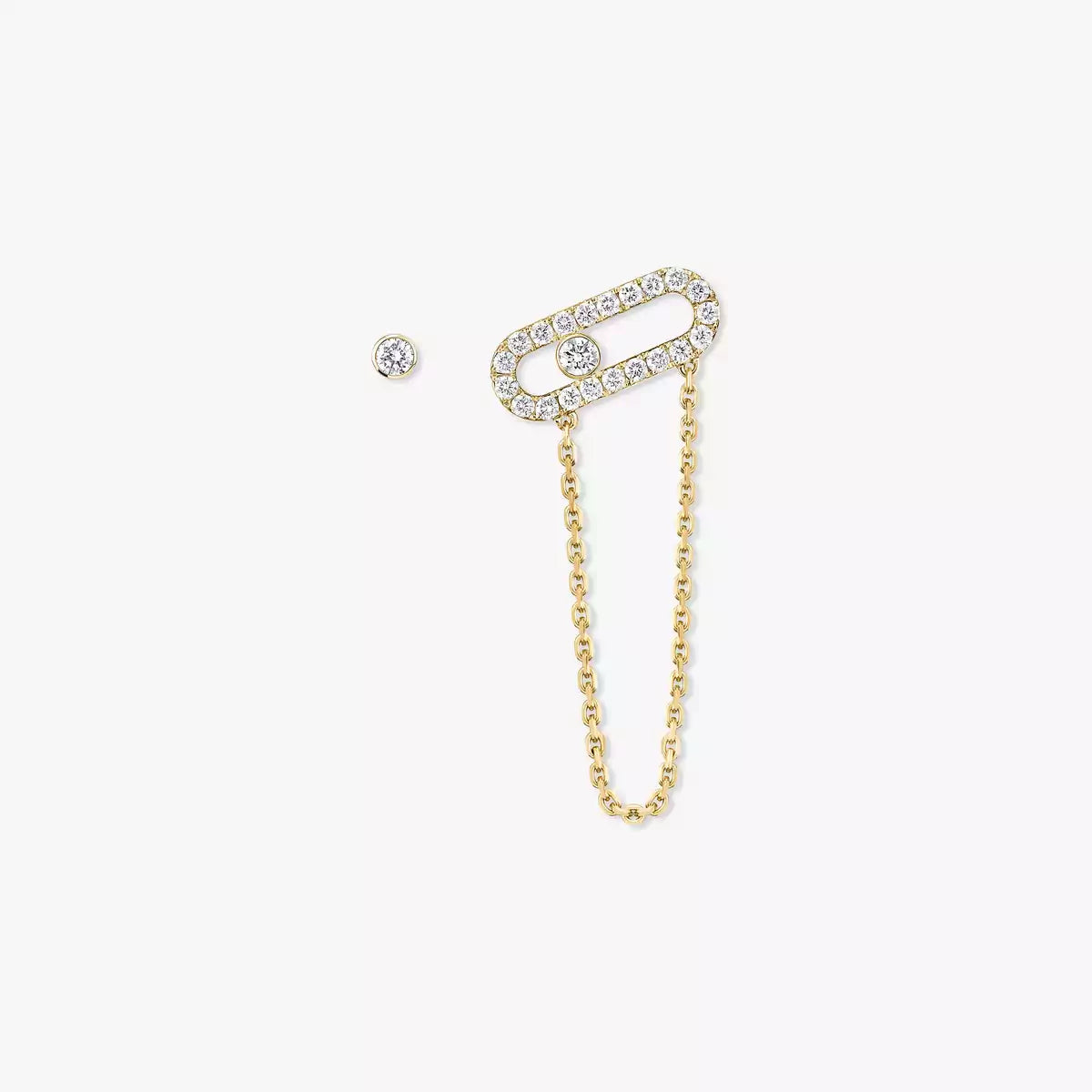 [Mystic ]Move Uno Diamond Earrings