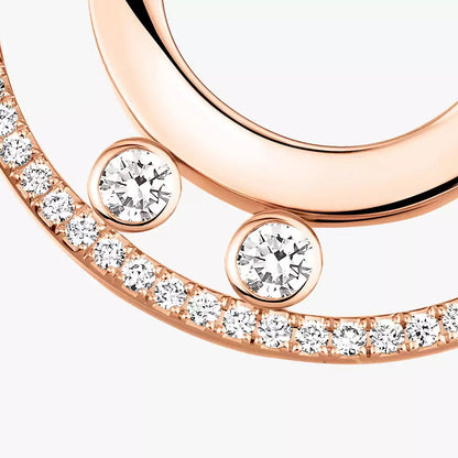 [Mystic ]Move Romane Small Diamond Hoop Earrings
