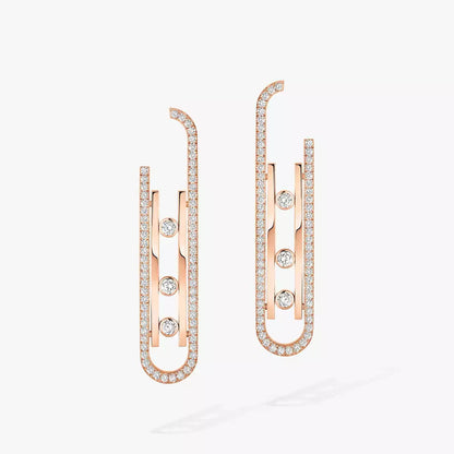 [Mystic ]Diamond Pendant Earrings Move 10Th