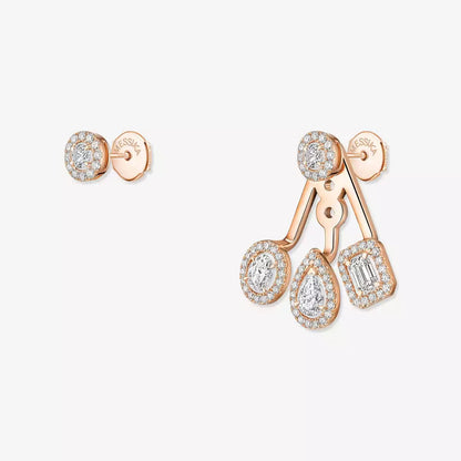 [Mystic ] My Twin Trio  Diamond Earrings