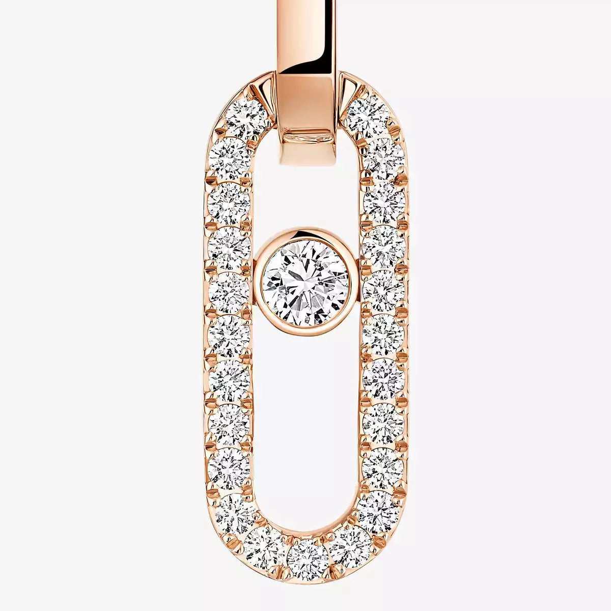[Mystic ]Move Link Diamond Earrings