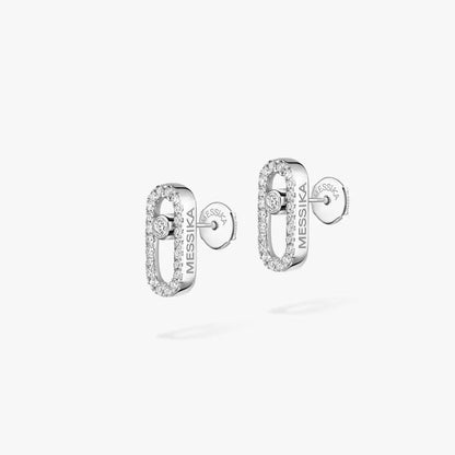 [Mystic ]Move Uno Diamond Earrings
