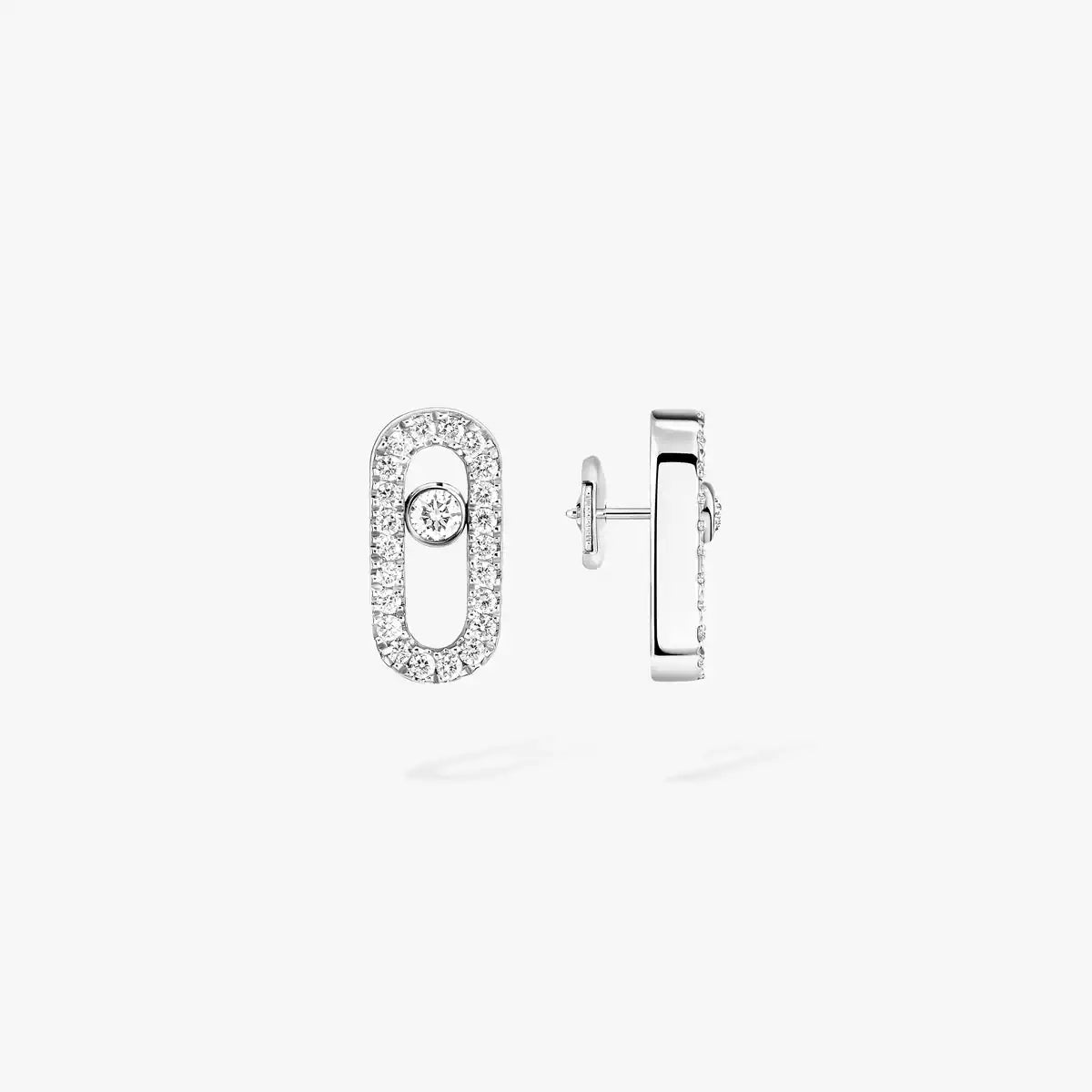 [Mystic ]Move Uno Diamond Earrings