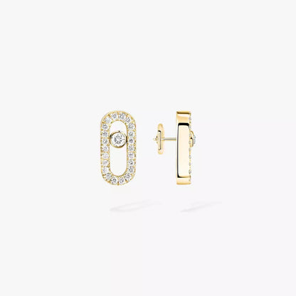 [Mystic ]Move Uno Diamond Earrings