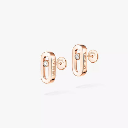 [Mystic ]Move Uno Diamond Stud Earrings