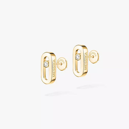 [Mystic ]Move Uno Diamond Stud Earrings