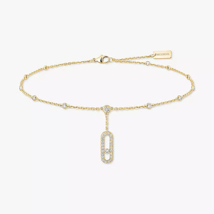 [Mystic ] Move Uno pavé ankle bracelet