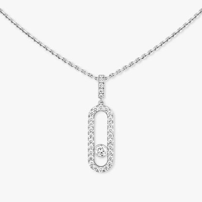 [Mystic ]Move Uno Diamond Necklace in Rose Gold