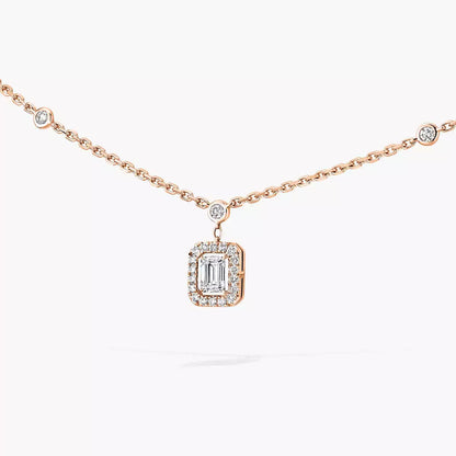[Mystic ]My Twin Diamond Necklace in Silver