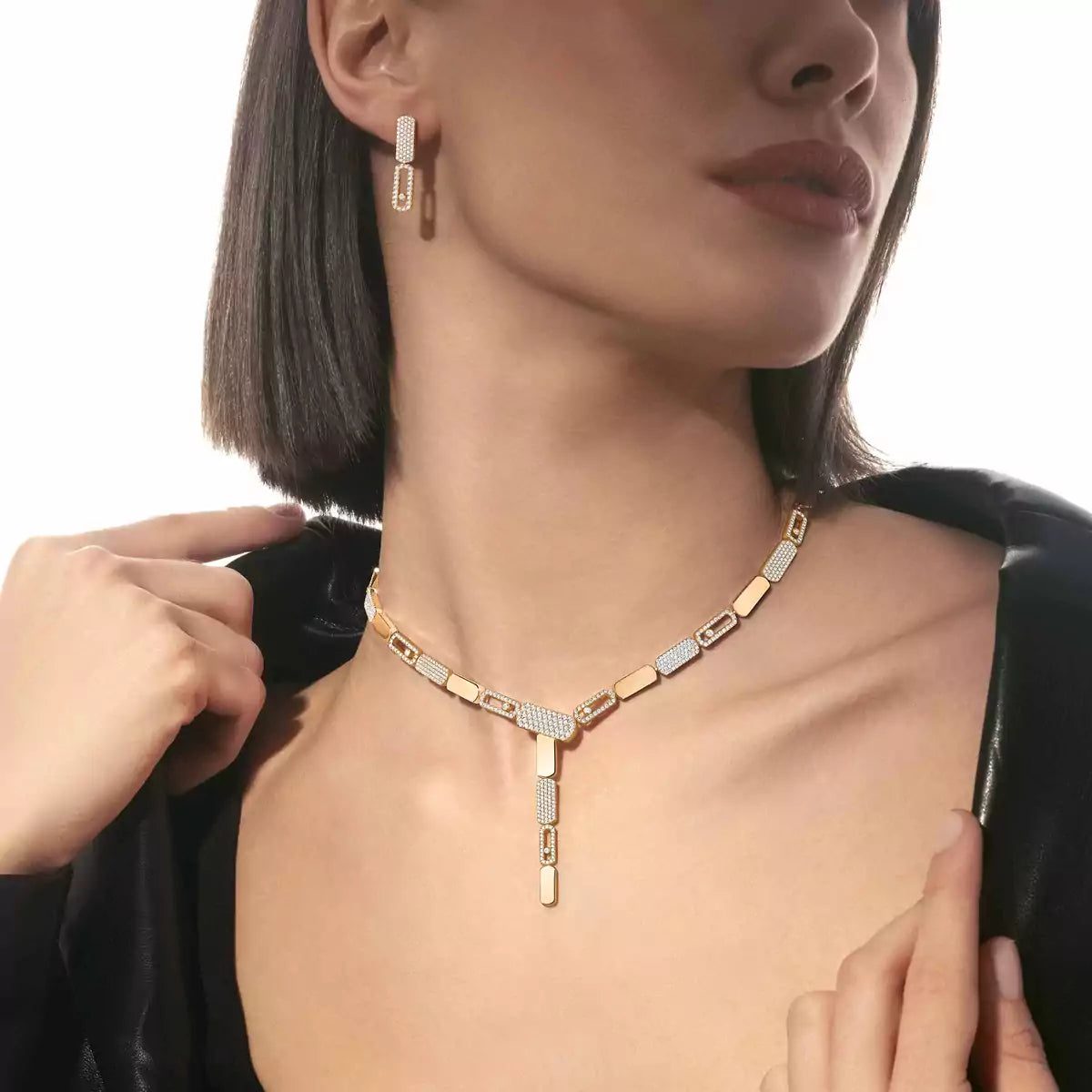 [Mystic ]Imperial Move SM Diamond Earrings