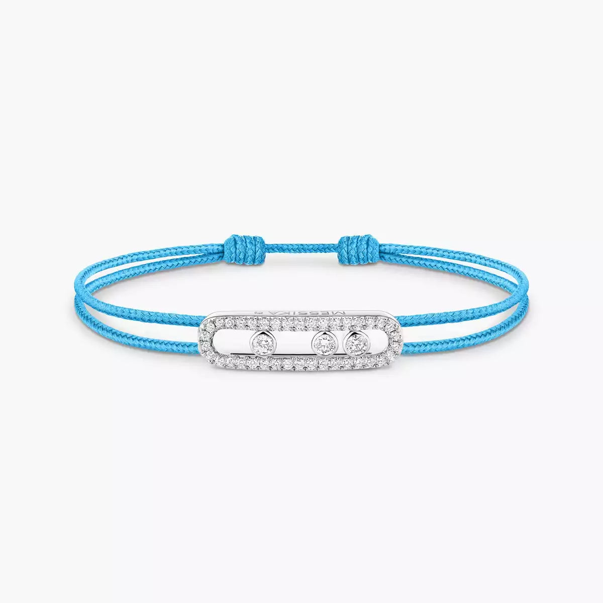 [Mystic ]MK Care(s) pink cord pavé bracelet
