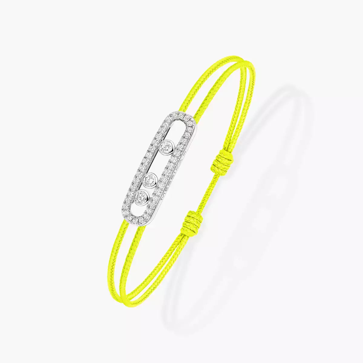 [Mystic ]MK Care(s) pink cord pavé bracelet