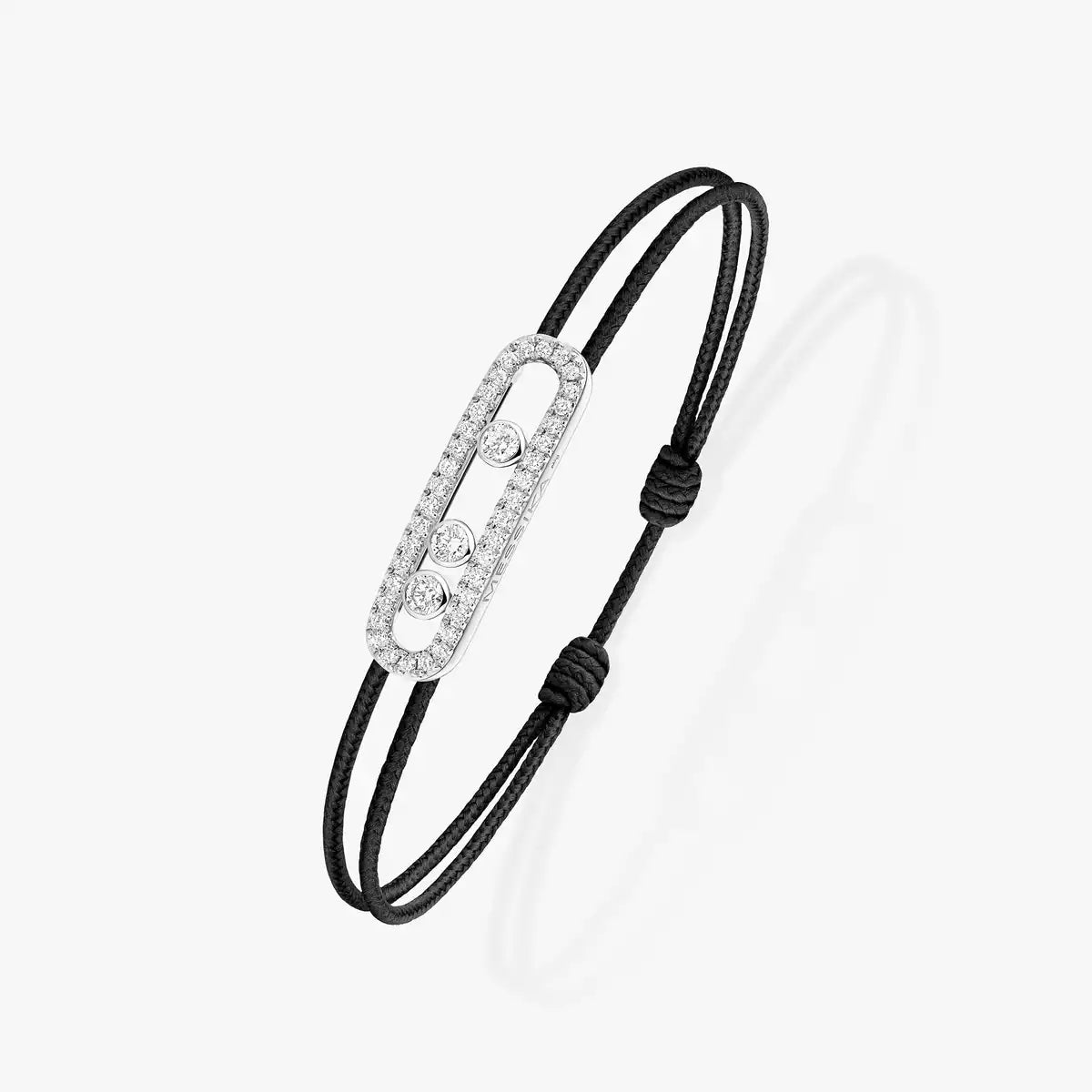 [Mystic ]MK Care(s) pink cord pavé bracelet
