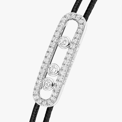 [Mystic ]MK Care(s) pink cord pavé bracelet