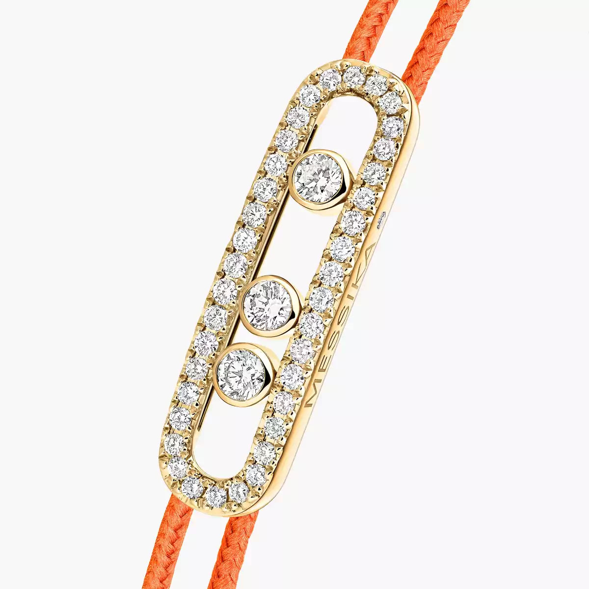 [Mystic ]MK Care(s) pink cord pavé bracelet