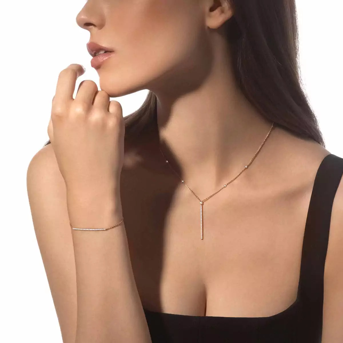 [Mystic ]Diamond Thin Bangle 0.15ct My Twin Toi & Moi