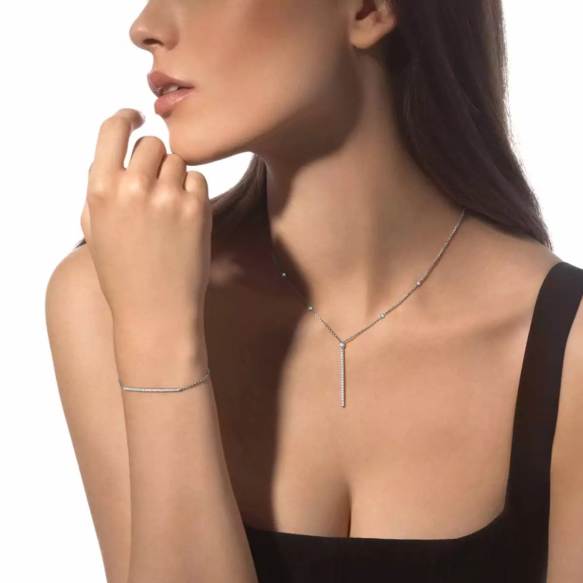 [Mystic ]Diamond Thin Bangle 0.15ct My Twin Toi & Moi