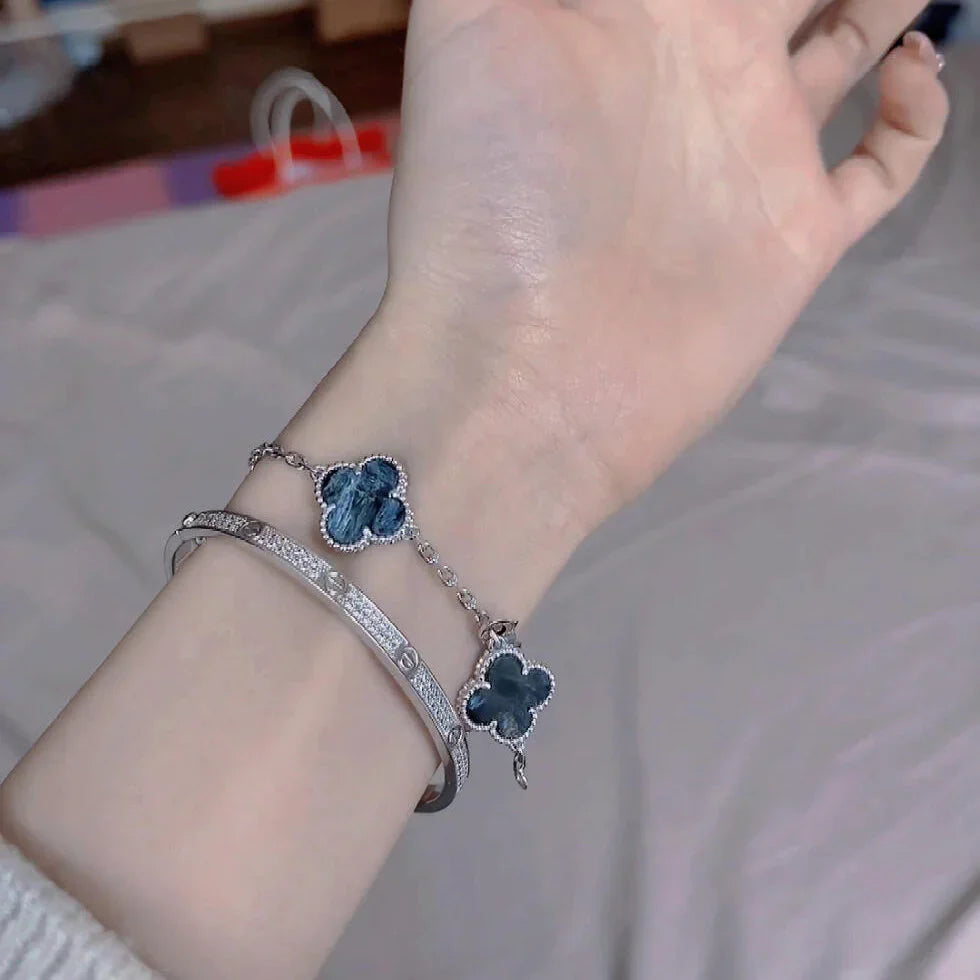 [Mystic]CLOVER 5 MOTIF PIETERSITE BRACELET COLLECTION