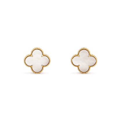 [Mystic]CLOVER MINI GOLD EARRINGS