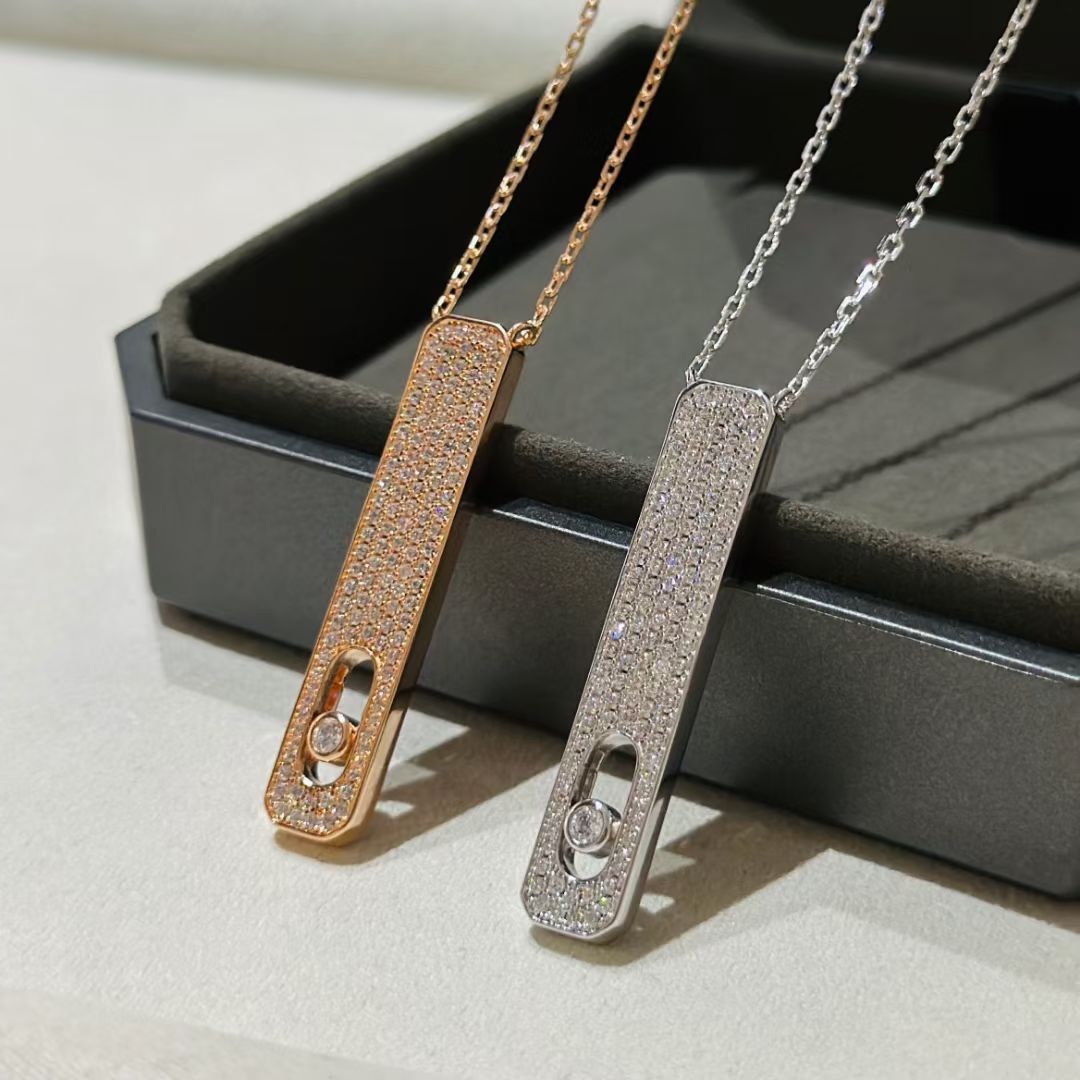 [Mystic ]MY FIRST DIAMOND PAVED NECKLACE